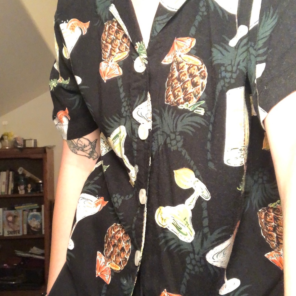 classic button down Hawaiian shirt